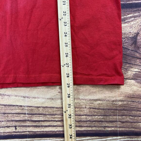 Red Rutgers Scarlet Knights Tie Dye Bleached Football T-Shirt - Large - Picture 6 of 7